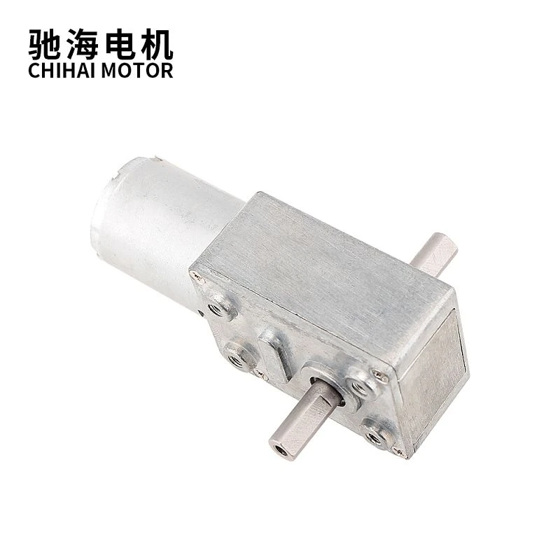 Double Shaft Self-locking Reduction Worm Gear 370 Motor