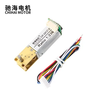 Mini DC-snekkemotor med encoder